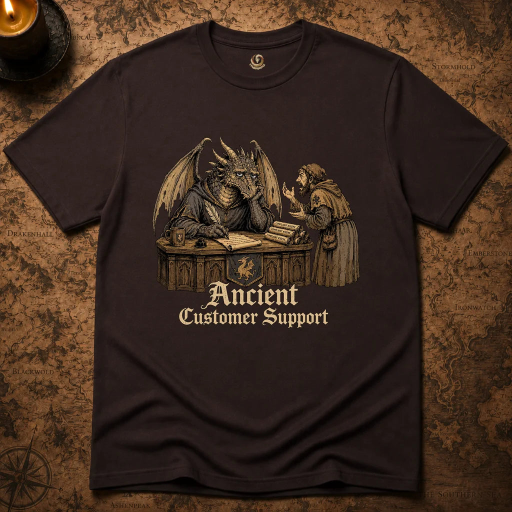 ANCIENT CUSTOMER SUPPORT T-SHIRT