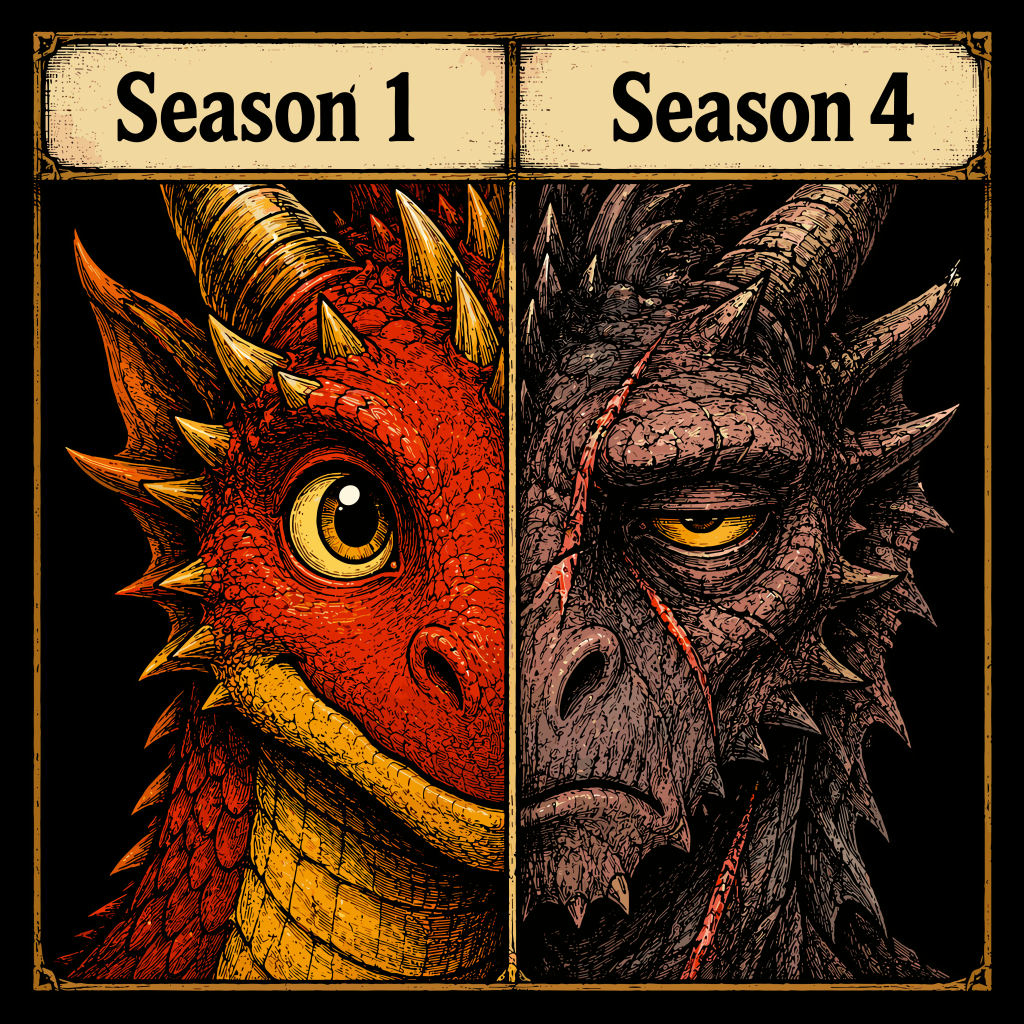 SEASON 1 - SEASON 4 T-SHIRT