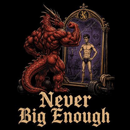 NEVER BIG ENOUGH T-SHIRT