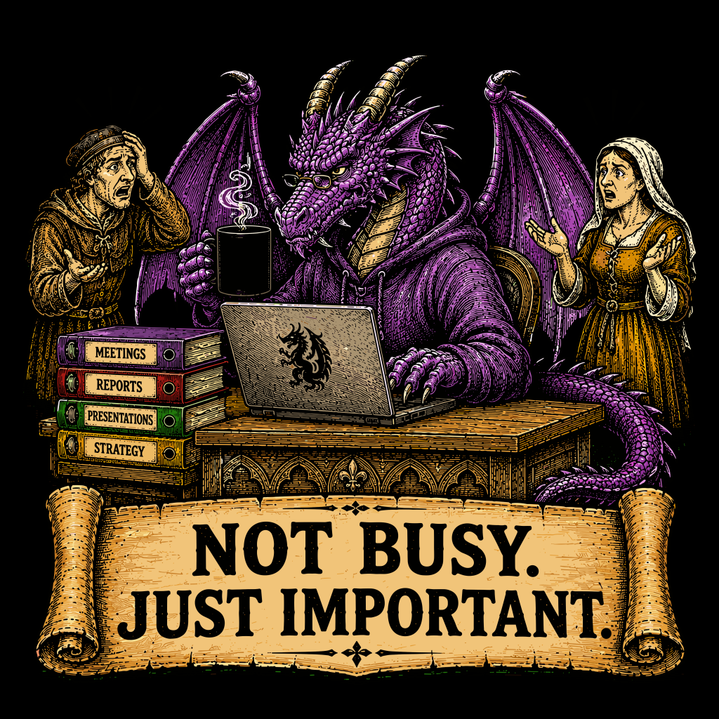NOT BUSY. JUST IMPORTANT T-SHIRT