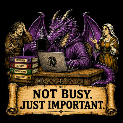 NOT BUSY. JUST IMPORTANT T-SHIRT