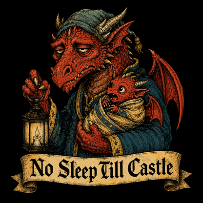 NO SLEEP TILL CASTLE T-SHIRT