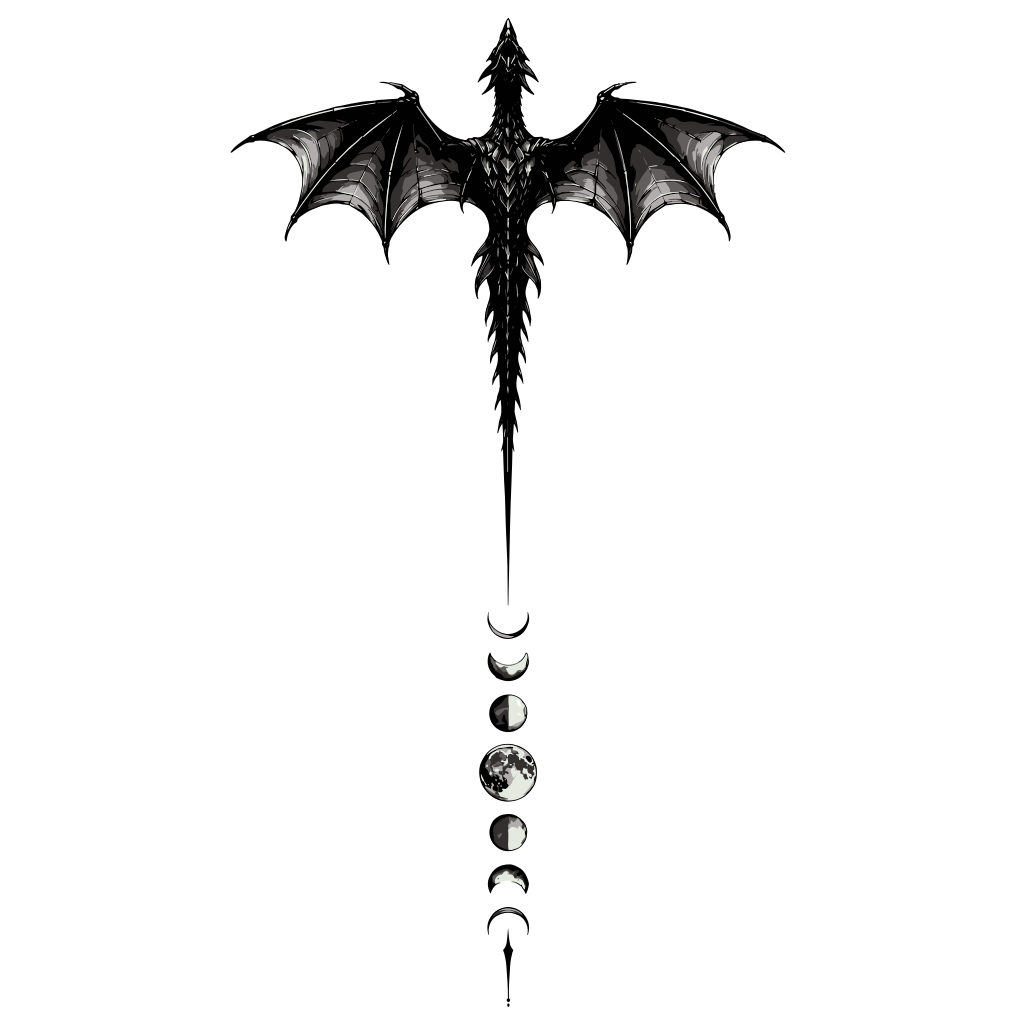 MOONPHASE DRAGON T-SHIRT
