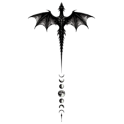 MOONPHASE DRAGON T-SHIRT