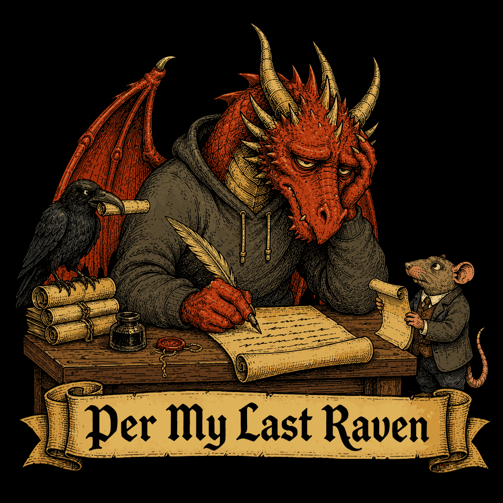 PER MY LAST RAVEN T-SHIRT
