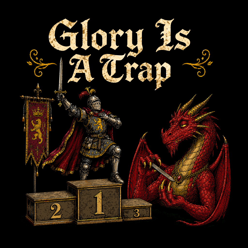 GLORY IS A CRAP T-SHIRT