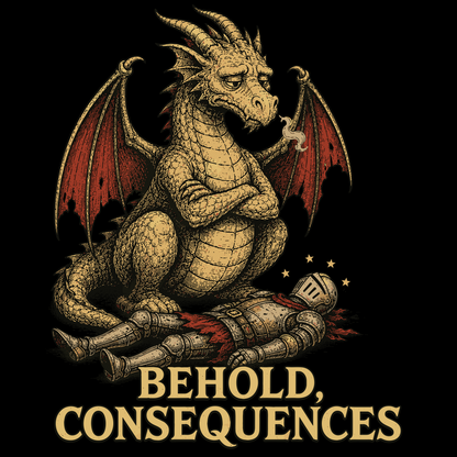 BEHOLD, CONSEQUENCES T-SHIRT
