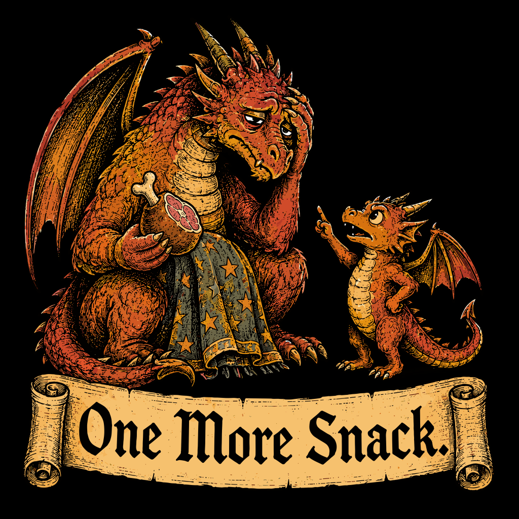 ONE MORE SNACK T-SHIRT