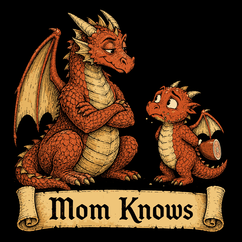 MOM KNOWS T-SHIRT