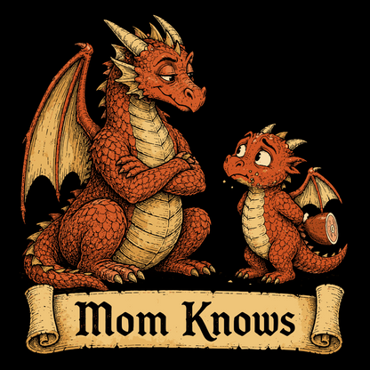 MOM KNOWS T-SHIRT