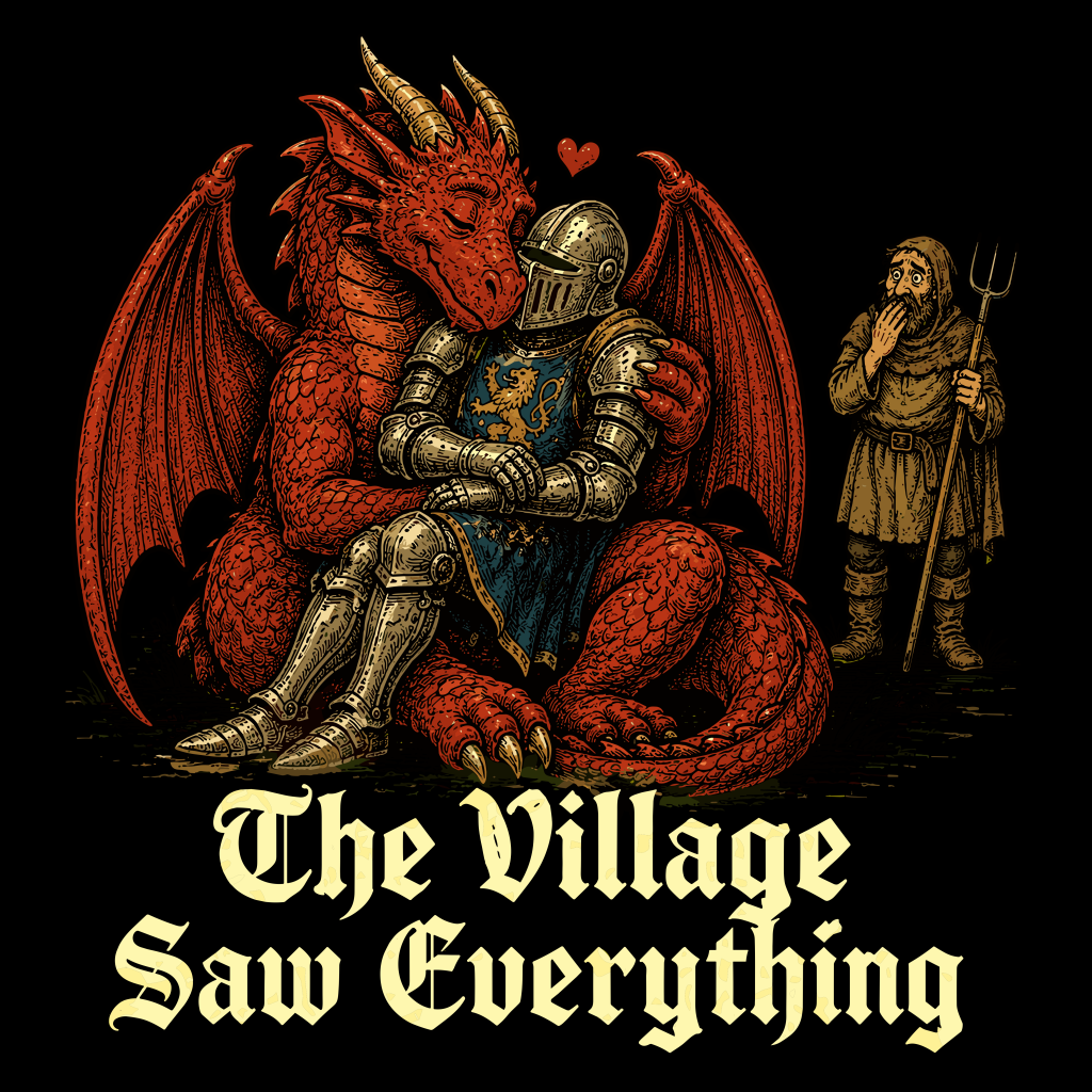 THE VILLAGE SAW EVERTYHING T-SHIRT