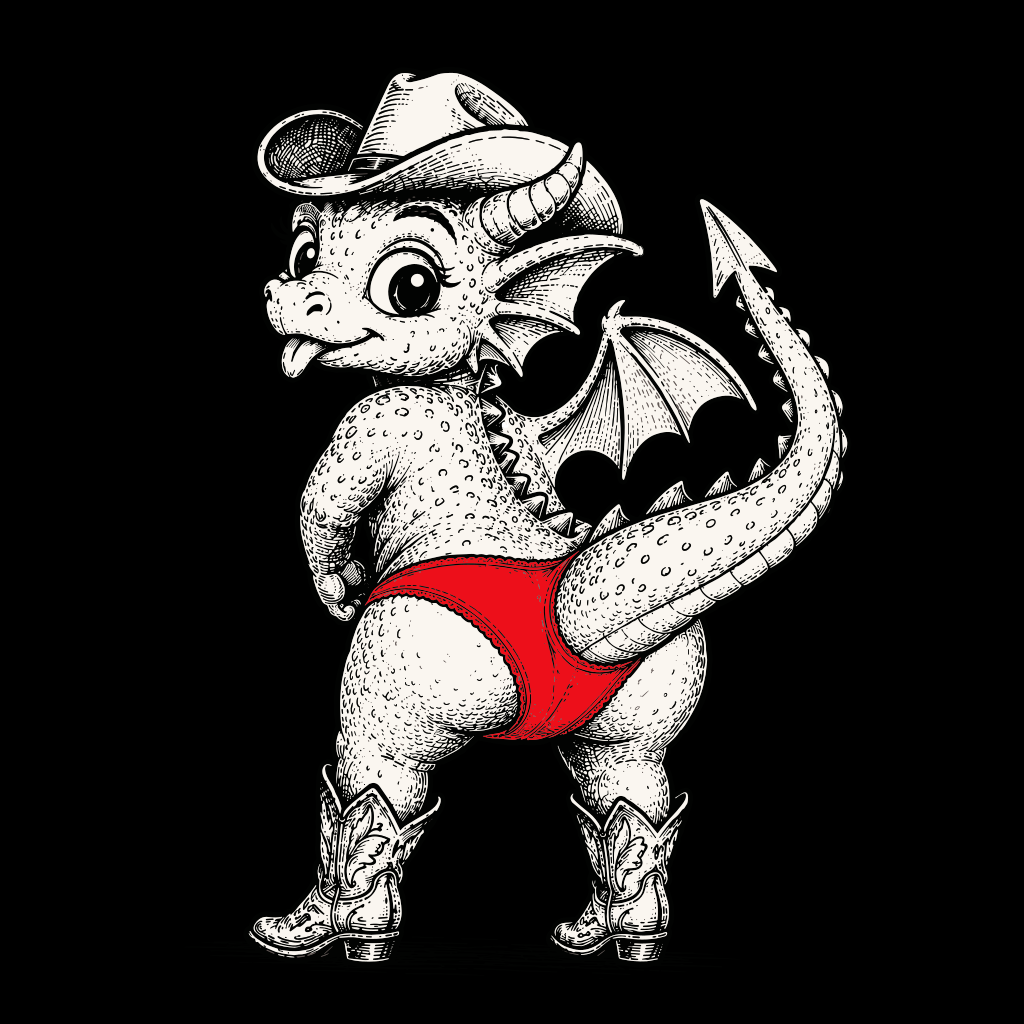 COWBOY DRAGON T-SHIRT