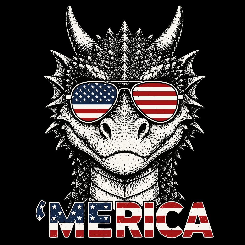 ’MERICA DRAGON T-SHIRT