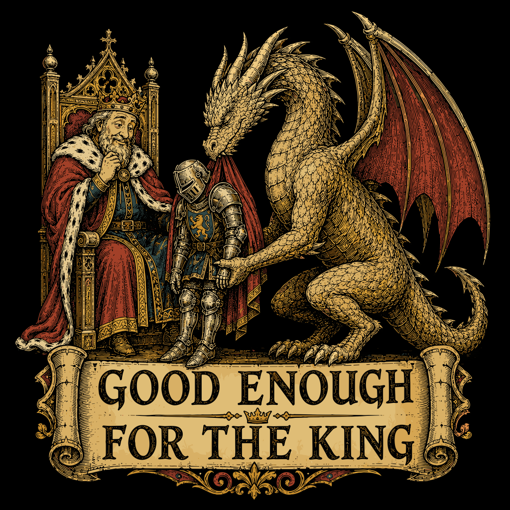 GOOD ENOUGH FOR KING T-SHIRT