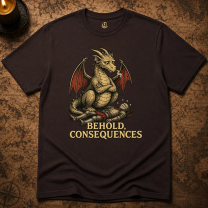 BEHOLD, CONSEQUENCES T-SHIRT