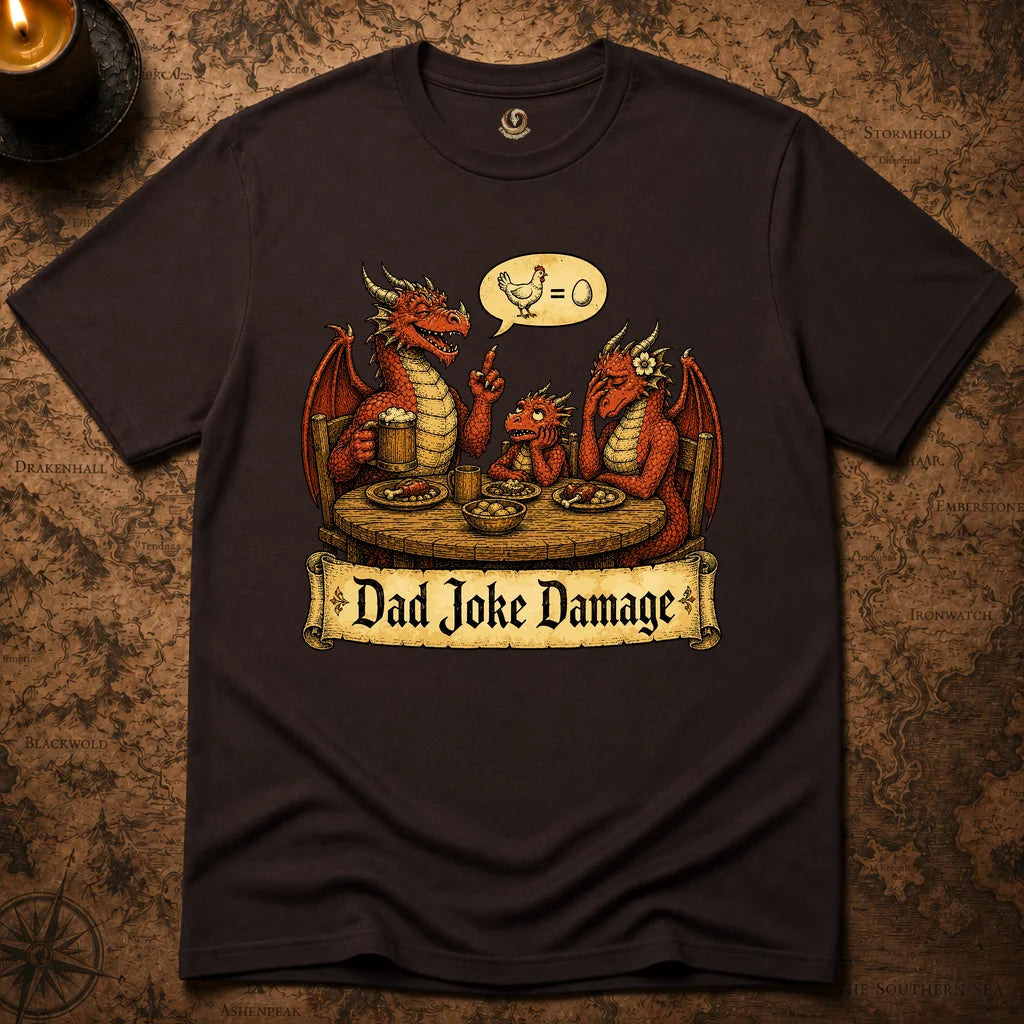 DAD JOKE DAMAGE T-SHIRT