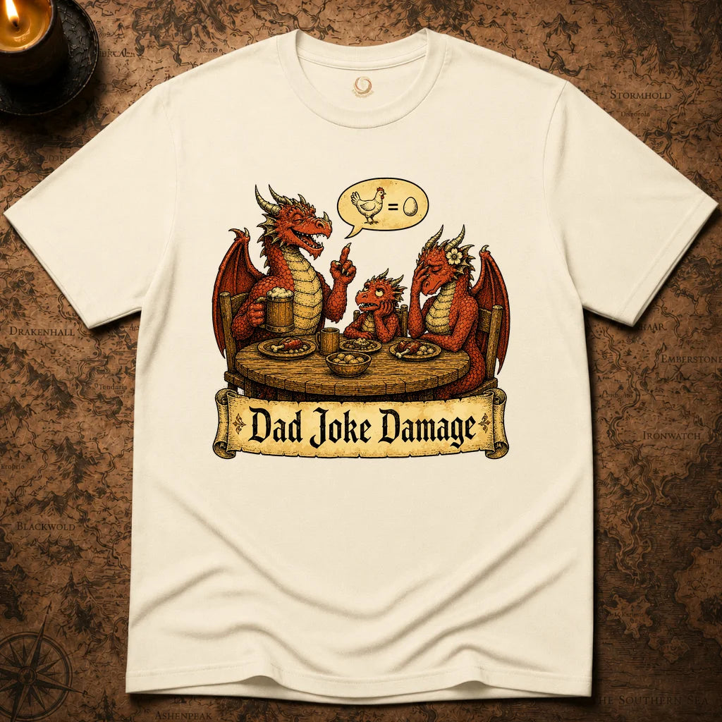 DAD JOKE DAMAGE T-SHIRT