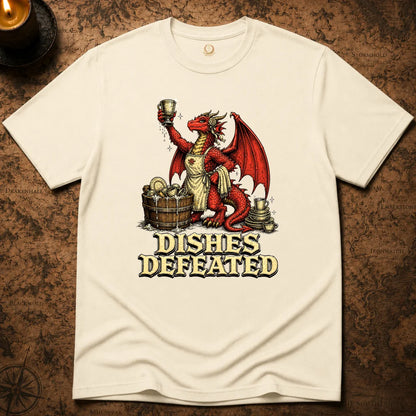 DISHES DEFEATED T-SHIRT