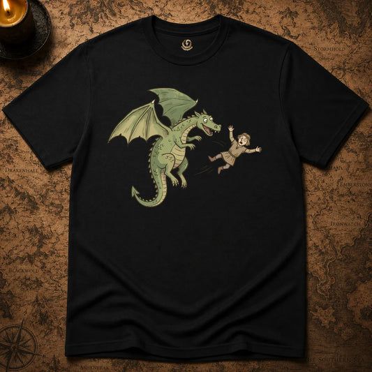 DRAGON THROWING VILLAGER T-SHIRT