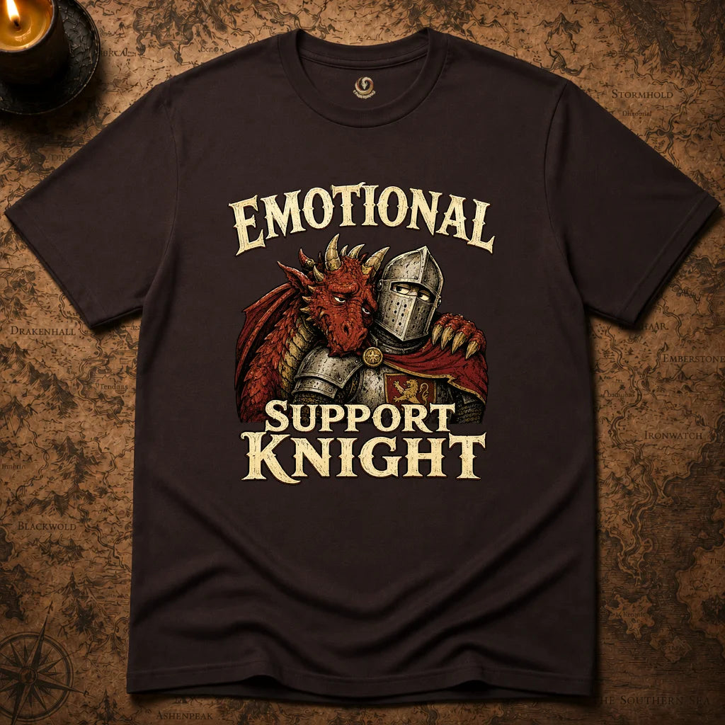 EMOTIONAL SUPPORT KNIGHT T-SHIRT