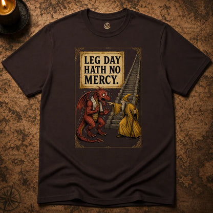 LEG DAY MATH NO MERCY T-SHIRT