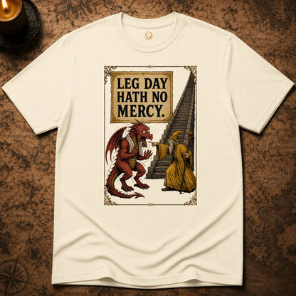 LEG DAY MATH NO MERCY T-SHIRT