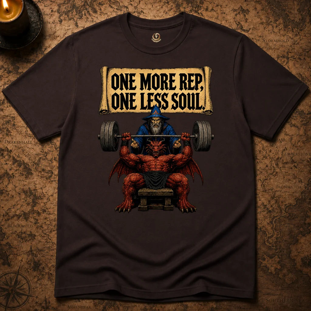 ONE MORE REP, ONE LESS SOUL T-SHIRT