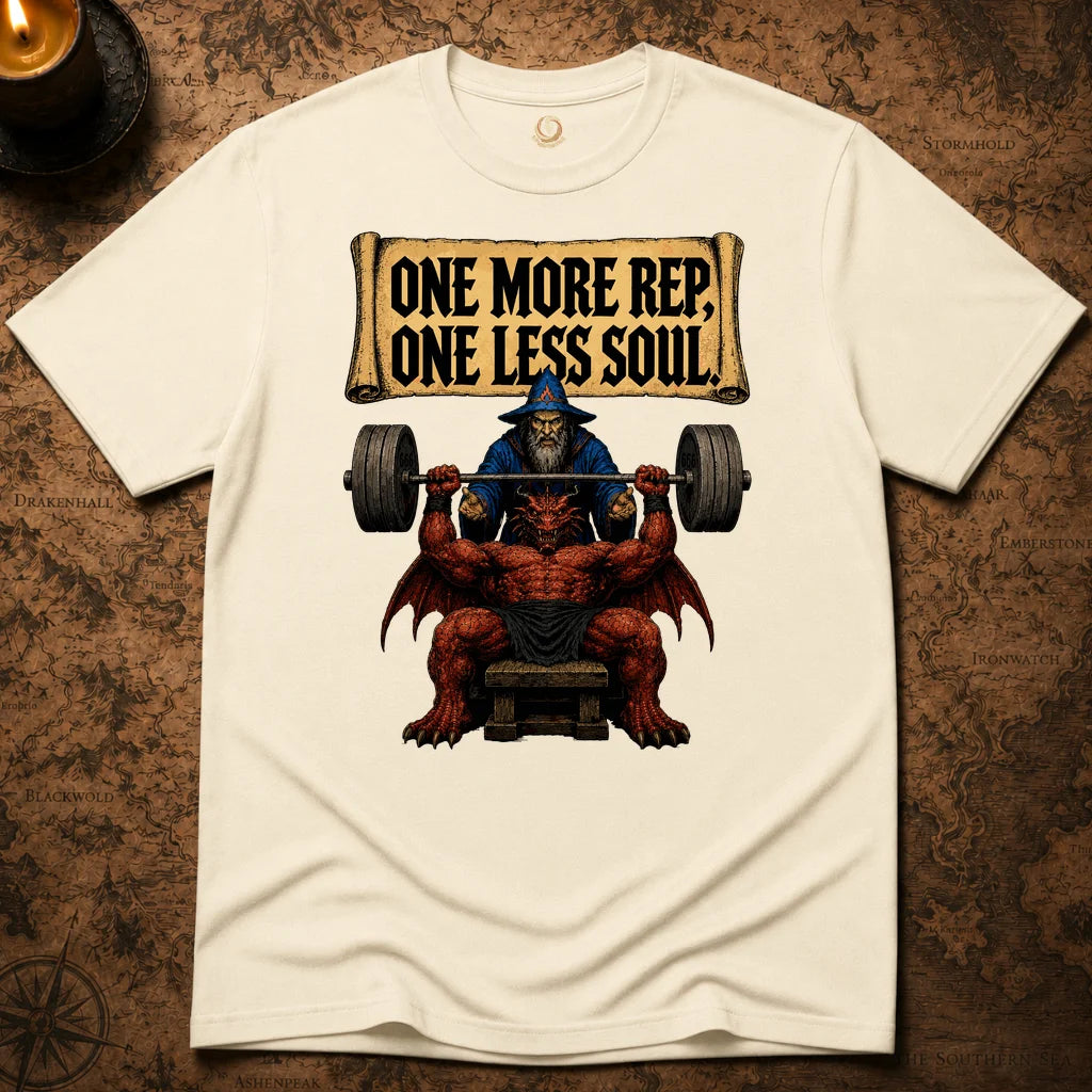 ONE MORE REP, ONE LESS SOUL T-SHIRT