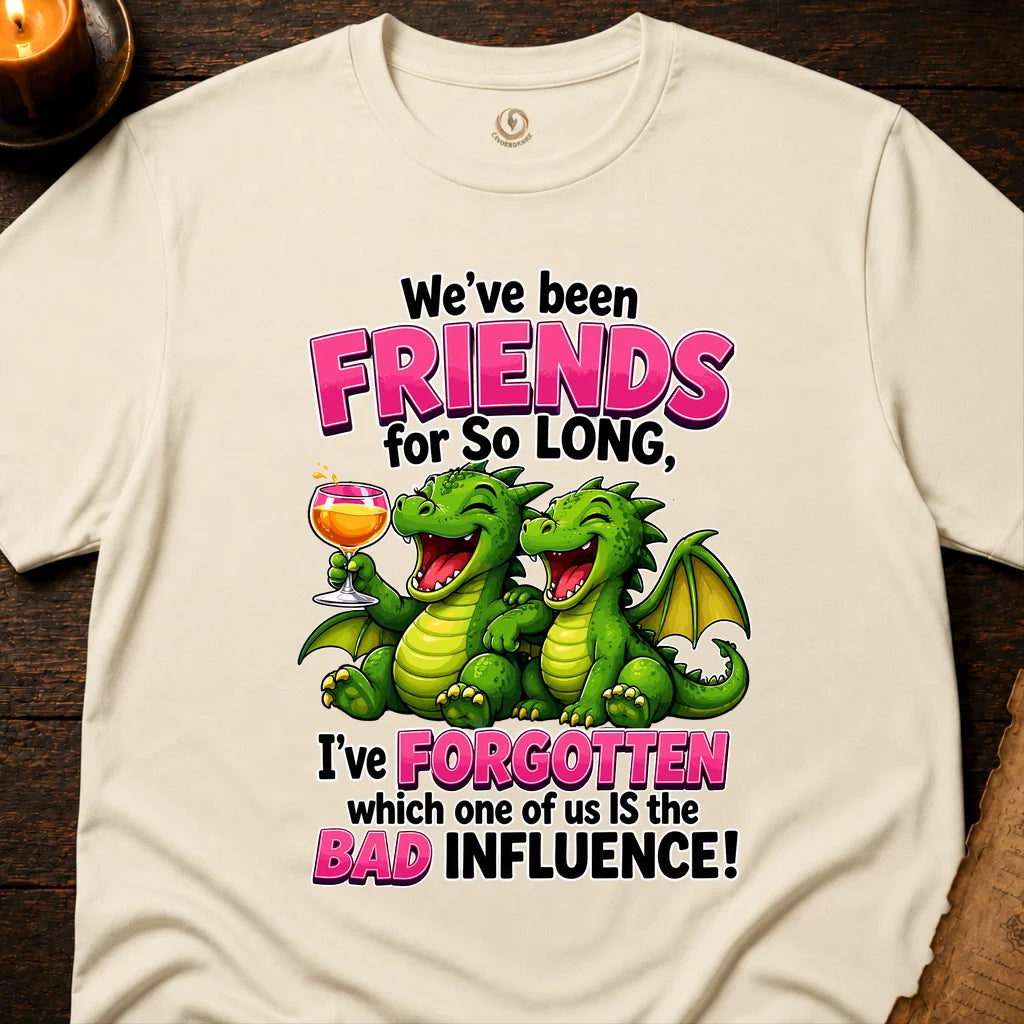 BAD INFLUENCE DRAGON FRIENDS T-SHIRT