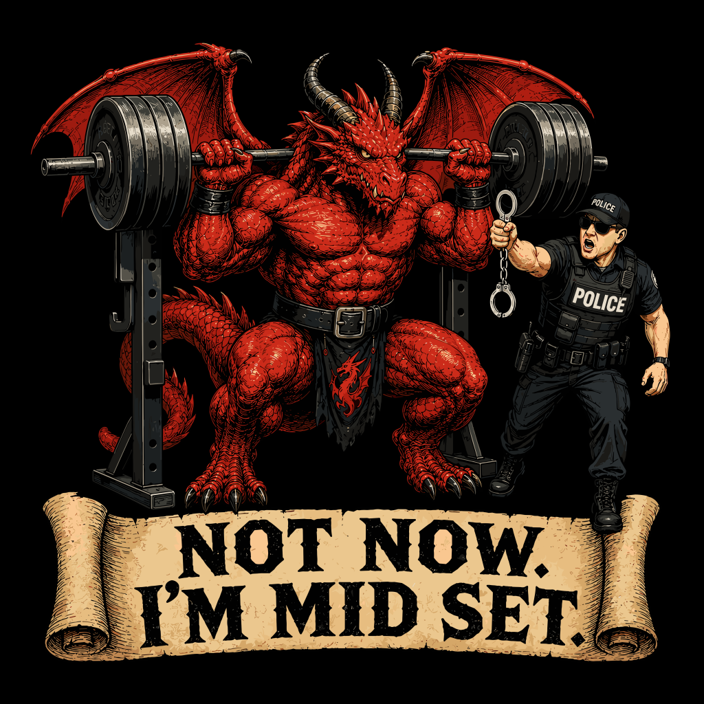 NOT NOW. I'M MID SET T-SHIRT