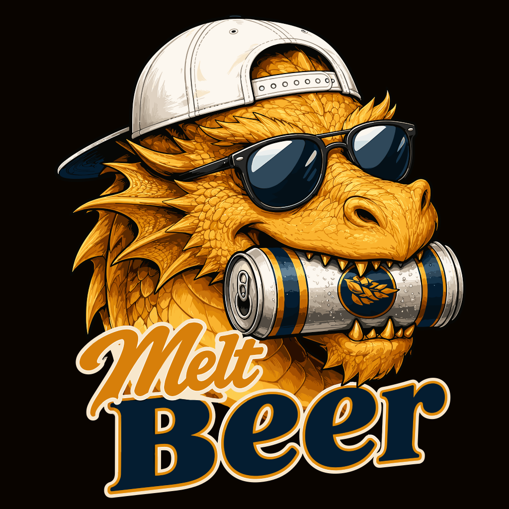 MELT BEER DRAGON T-SHIRT