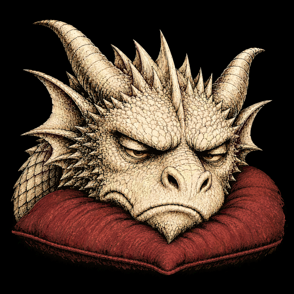 GRUMPY DRAGON T-SHIRT