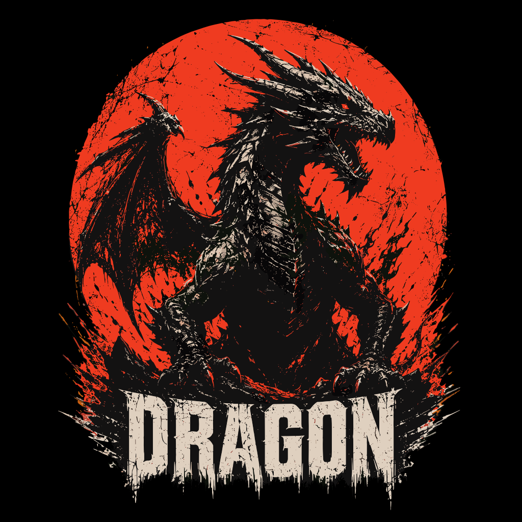 BLOOD MOON DRAGON T-SHIRT