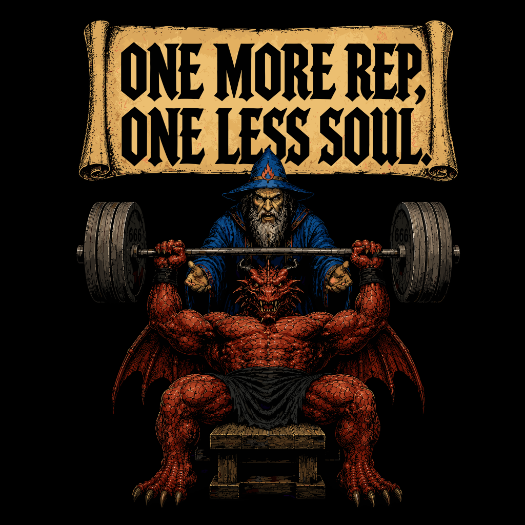 ONE MORE REP, ONE LESS SOUL T-SHIRT
