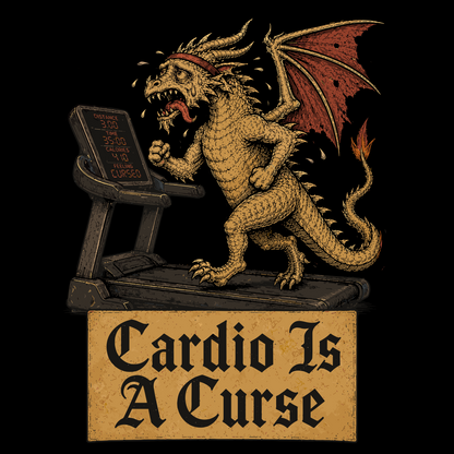 CARDIO IS A CURSE T-SHIRT