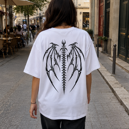 BONEWING DRAKE BACK PRINT T-SHIRT